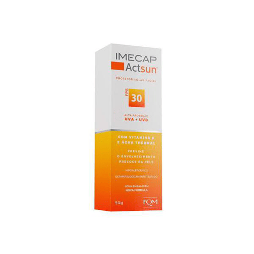 Protetor Solar Facial Imecap Act Sun 30FPS 50G