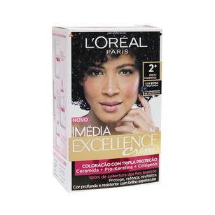Imagem do produto Imedia Excellance Coloracao Permanente Cor Extra Profunda 2 E Preto Poderoso