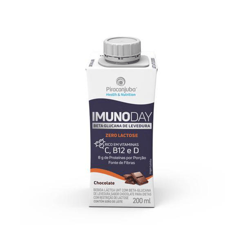 Imunoday Piracanjuba Zero Lactose Chocolate 200Ml