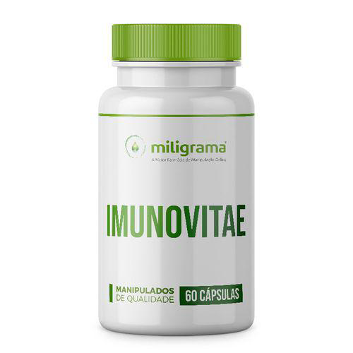 Imagem do produto Imunovitae 500Mg Com Vitamina D3 500Ui 60 Cápsulas