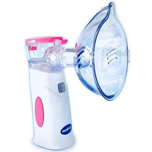 Imagem do produto Inalador Nebulizador Portátil Air Mesh Rosa Rede Vibratória