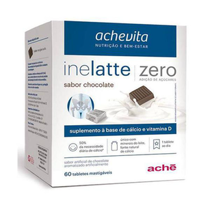 Inelatte Chocolate Zero Açúcar Com 60 Tabletes