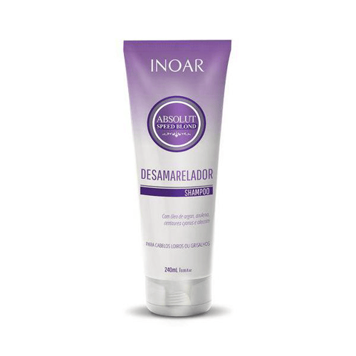 Imagem do produto Inoar Absolut Speed Blond Shampoo Desamarelador 250Ml
