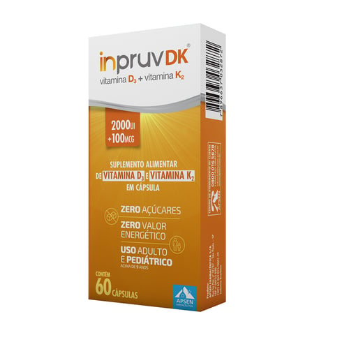 Inpruv Dk 2000Ui/100Mcg Com 60 Cápsulas