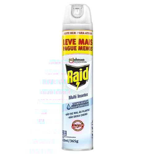 Imagem do produto Inseticida Raid Multi Insetos Aerossol Aqua Protection 420Ml