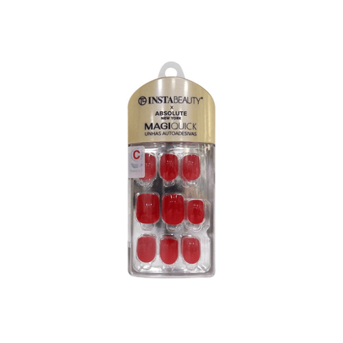 Imagem do produto Instabeauty X Absolute Ny Unhas Autoadesivas Candy Red C