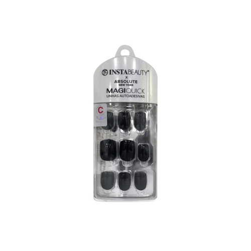 Imagem do produto Instabeauty X Absolute Ny Unhas Autoadesivas Magic Black C