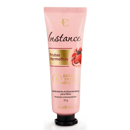 Imagem do produto Instance Creme Hidratante Antibac Mãos Frutas Vermelhas 30G