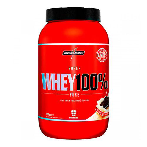 Imagem do produto Integralmedica Super Whey 100% Pure, Cookies 907G Integralmedica