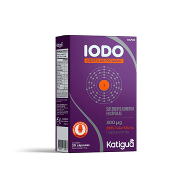 Imagem do produto Iodo Iodeto De Potássio 30 Cápsulas Katiguá