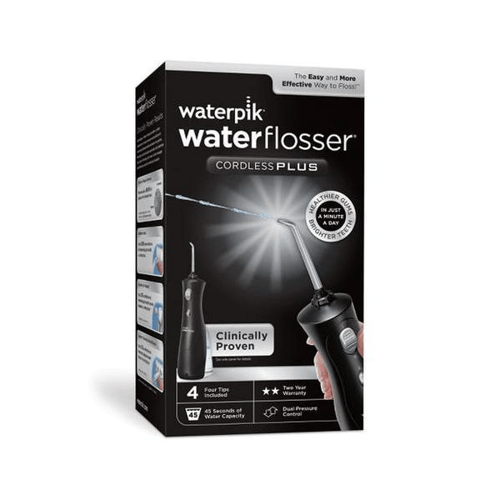 Imagem do produto Irrigador Oral Waterpik Wp462b Bivolt Preto Com 2 Ajustes De Pressão E 4 Bicos