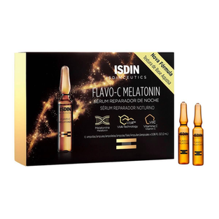 Kit Sérum Reparador Isdin Isdinceutics Flavo-C Melatonin Noturno 2Ml 10 Unidades