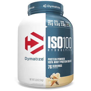 Imagem do produto Iso 100 Dymatize Sabor Baunilha 5Lbs 2,275Gr
