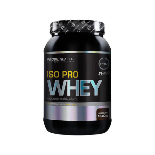 100% Pro Whey Pote Probiótica Chocolate 900G