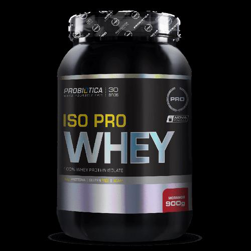 Iso Pro Whey Probiótica Morango 900G