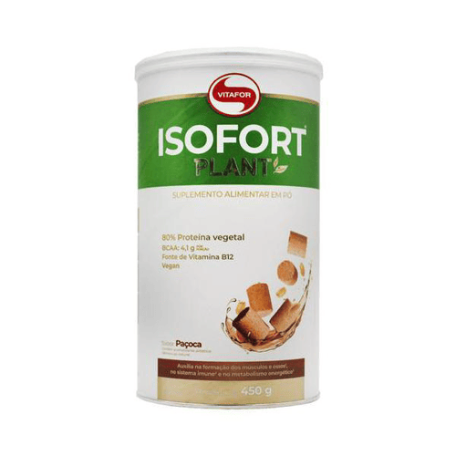 Isofort Plant Sabor Paçoca 450G Vitafor