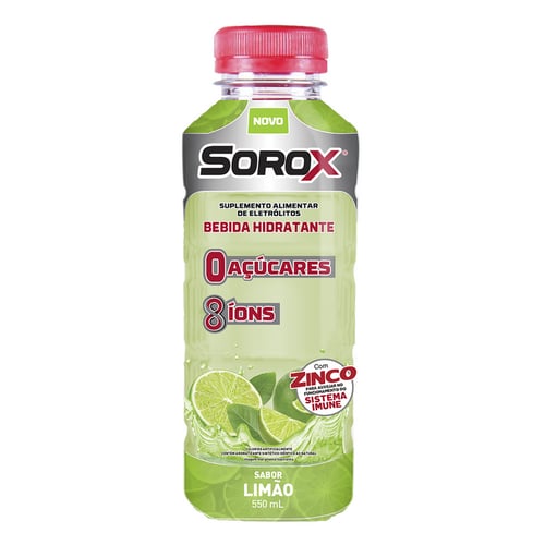 Imagem do produto Isotonico Sorox 550Ml Limao