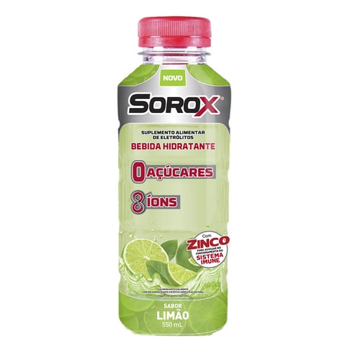 Isotonico Sorox 550Ml Limao