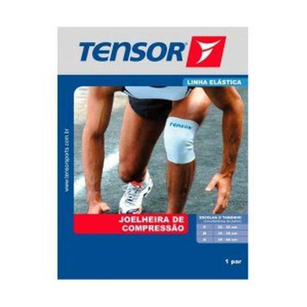 Imagem do produto Joelheira De Compressão Tensor Preta Tamanho G 1 Unidade