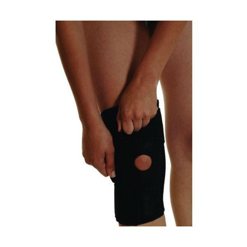 Joelheira Em Neoprene Dilepé Com Suporte Para Rótula E Reforço Lateral 1Un