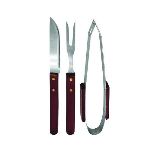 Imagem do produto Jogo Para Churrasco Inox Yazi Com 3 Peças