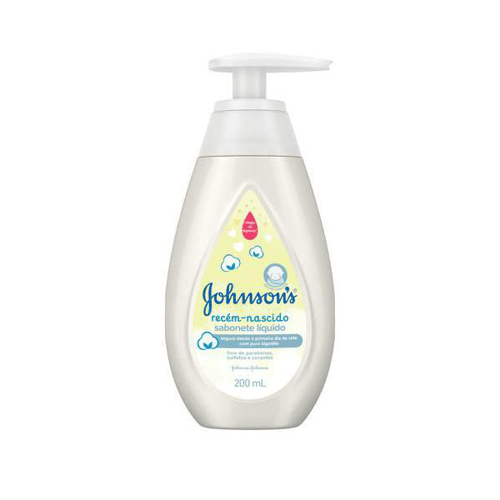 Johnsons Baby Sabonete Liquido Recem Nascido 200Ml