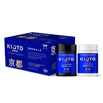 Imagem do produto Kiotos Super Sênior Az Vitaminas E Minerais Com 60 Cápsulas