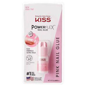 Imagem do produto Kiss New York Powerflex Pink Cola P/ Unhas Secagem Rápida 3G