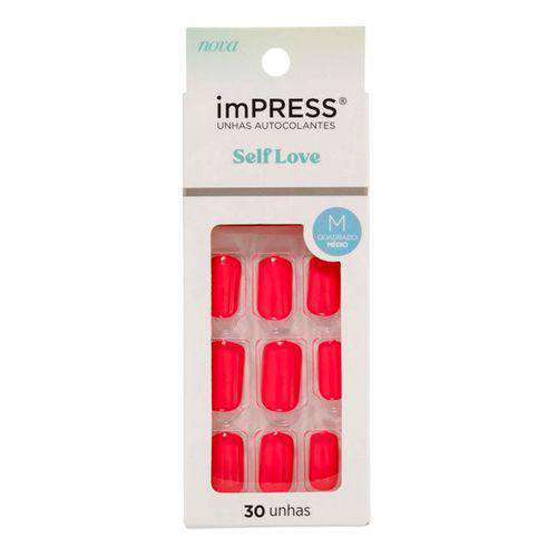 Imagem do produto Kiss Ny Impress Self Love Unhas Antocolante 220V Quadr Mros