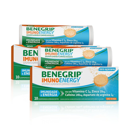 Imagem do produto Kit 02 Benegrip Imuno Energy 10 Comprimidos Efervescentes
