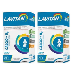 Imagem do produto Kit 02 Lavitan Cálcio 600Mg + D3 200Ui 120 Comprimidos Cimed