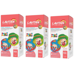 Imagem do produto Kit 03 Lavitan Vitamina Infantil Laranja 720Ml Solução Oral Cimed