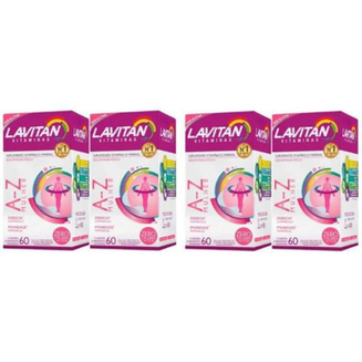 Imagem do produto Kit 04 Lavitan Az Mulher 60 Comprimidos