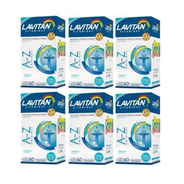 Imagem do produto Kit 06 Lavitan Az Homem 60 Comprimidos