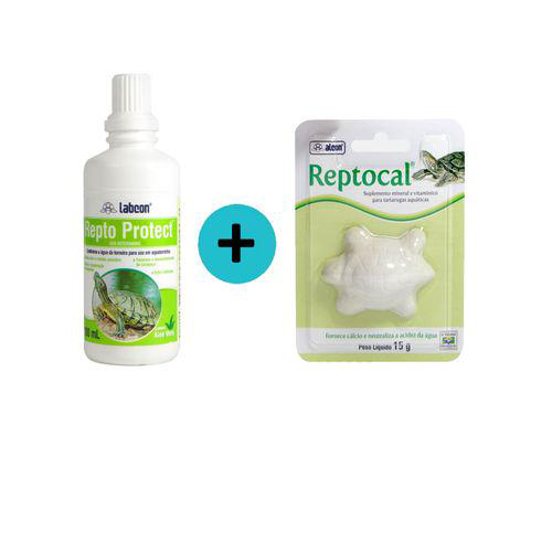 Imagem do produto Kit 1 Alcon Labcon Repto Protect 100Ml + 1 Alcon Reptocal 15G