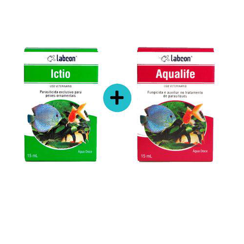 Imagem do produto Kit 1 Labcon Ictio 15Ml + 1 Labcon Aqualife 15Ml Alcon