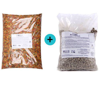 Kit 1 Ração Alcon Basic 1Kg + 1 Ração Alcon Bottom Fish 1Kg