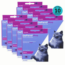 Kit 10 Defend Pro Gatos Biovet