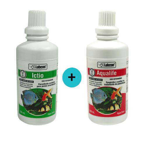 Imagem do produto Kit 1Alcon Labcon Ictio 100Ml +1 Fungicida Aqualife Alcon Labcon 100Ml