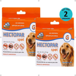 Imagem do produto Kit 2 Antipulgas Hectopar Mon Ami G 2,5Ml Cães De 10 A 25Kg