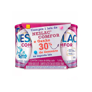 Kit 2 Latas Neslac Comfor 800G