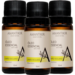 Imagem do produto Kit 2 Óleo Essencial De Limão Siciliano 10Ml Amantikir