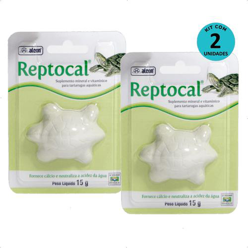 Imagem do produto Kit 2 Suplemento Alcon Reptocal 15G