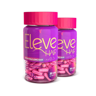 Kit 2 Vitaminas Para Cabelos E Unhas 60 Cápsulas Eleve Hair Eleve Life