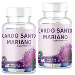 Imagem do produto Kit 2X Cardo Mariano Silimarina 500Mg 60 Cápsulas Vida Natural