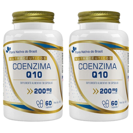 Imagem do produto Kit 2X Coenzima Q10 200Mg 60 Cápsulas Flora Nativa