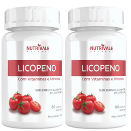 Imagem do produto Kit 2X Licopeno Com Vitaminas E Minerais 60 Cápsulas Nutrivale