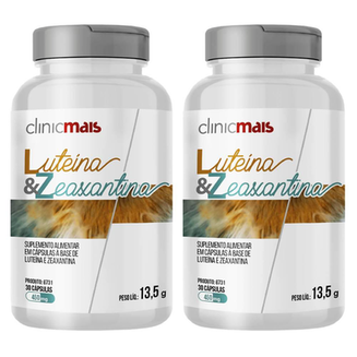 Imagem do produto Kit 2X Luteína 20Mg + Zeaxantina 3Mg 30 Cápsulas Clinicmais