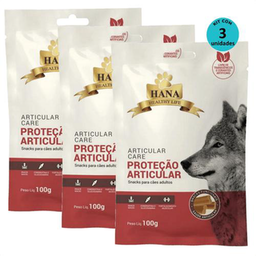 Imagem do produto Kit 3 Snacks Hana Healthy Life Articular Care Proteção Articular P/ Cães Adultos 100G