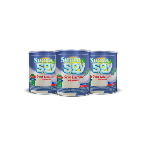 Kit 3 Suprasoy Sem Lactose Original 300G